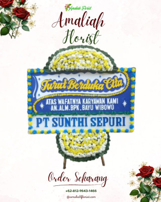 Papan Bunga Duka di Bermani Ulu Raya